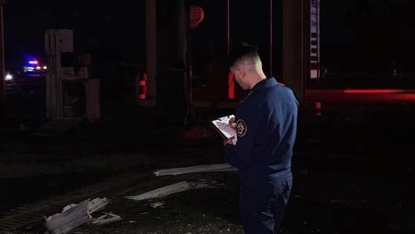 В Новоселицком округе следователи СКР проводят проверку по факту пожара на автозаправочной станции